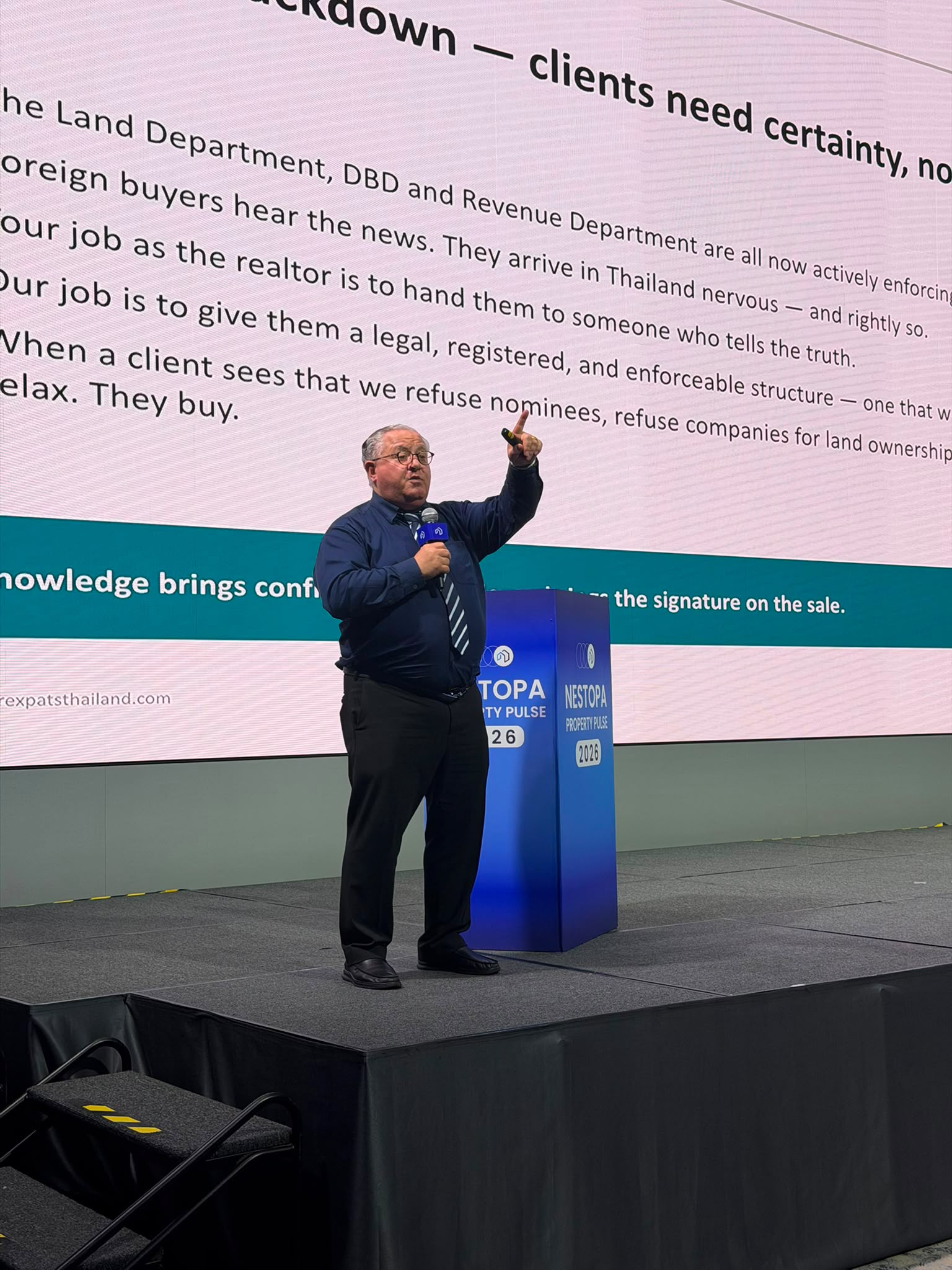 Brian Ramsden presenting at NESTOPA Property Pulse 2026